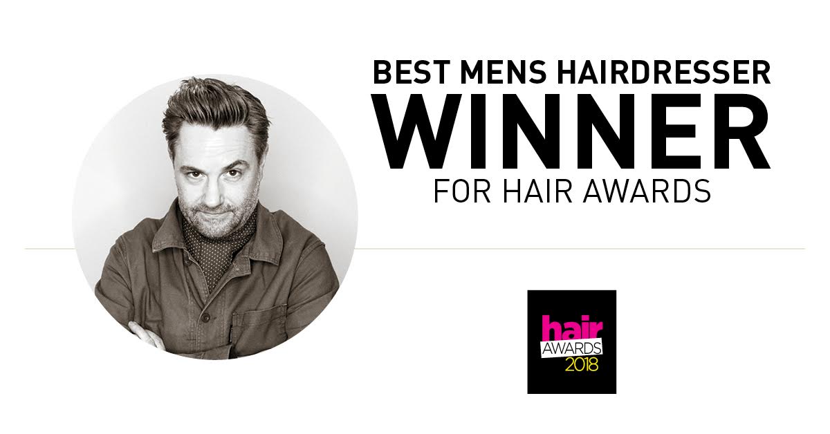 WINNER Best Men’s Hairdresser 2nd Consecutive Year
