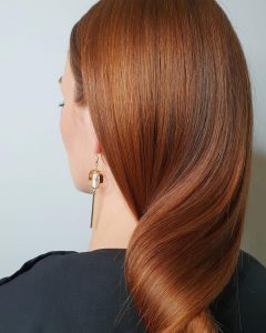 RED HAIR COLOURS CHRISTIAN WILES HAIRDRESSING NORTHAMPTON