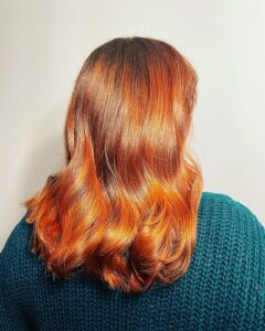 Copper Hair Colour at Wiles Studios in Northampton