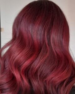 Red Hair Colour at Wiles Studios in Northampton