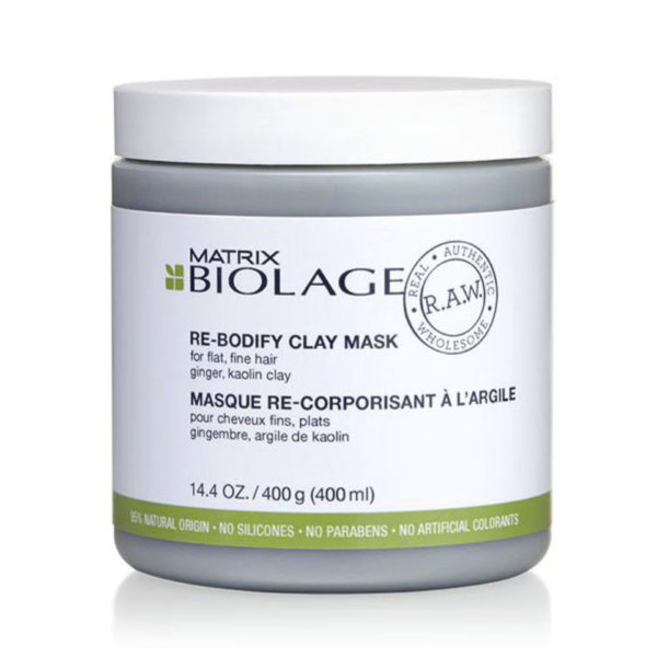R.A.W. UPLIFT RE-BODIFY HAIR MASK FOR FLAT, FINE HAIR